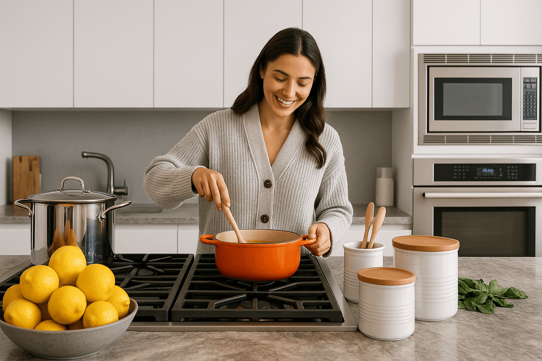 Happy customer house cleaning